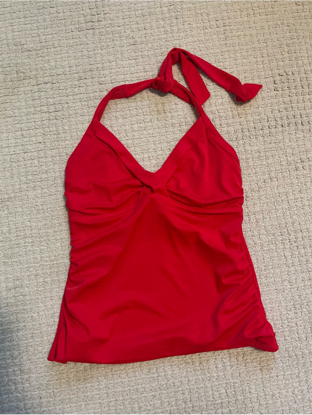 Athleta Red Halter Tankini Top - Picture 3 of 8